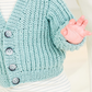 Knitting Pattern 10166 - Cardigan & Waistcoat in Bambino DK, Soft Baby Easy Stripes DK