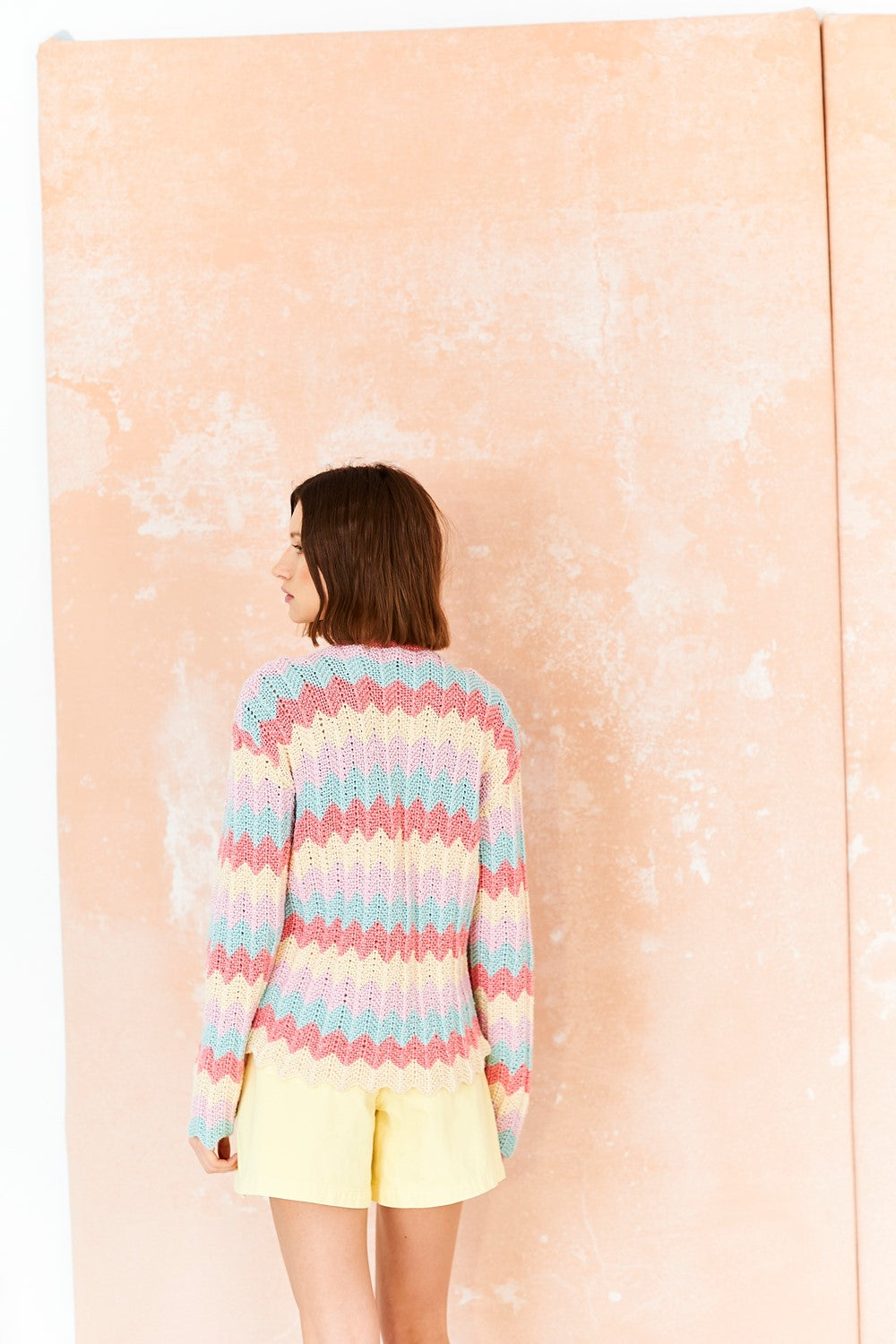 Knitting Pattern 10210 - Waistcoat & Cardigan in Colour Burst & Cotton Twist DK