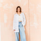 Knitting Pattern 10211 - Cardigan & Coat in Colour Burst & Cotton Twist DK