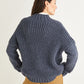 Knitting Pattern 10225 - FISHERMAN'S RIB AND CABLE SWEATER IN HAYFIELD BONUS ARAN WITH WOOL