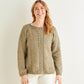Knitting Pattern 10265 - SLOUCHY CABLE SWEATER IN HAYFIELD BONUS DK