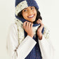 Knitting Pattern 10338 - COLOUR BLOCK HAT & SCARF IN HAYFIELD BONUS CHUNKY TWEED