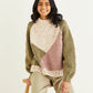 Knitting Pattern 10345 - INTARSIA COLOUR BLOCK SWEATER IN HAYFIELD BONUS CHUNKY TWEED