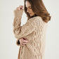 Knitting Pattern 10606 - LONGLINE EDGE TO EDGE CARDIGAN IN HAYFIELD BONUS ARAN