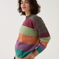 Knitting Pattern 10778 - TIMELESS STRIPED SWEATER KNITTING PATTERN IN SIRDAR LOVEFUL 100% RECYCLED TWEED BLEND