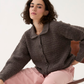 Knitting Pattern 10782 - HERITAGE COLLARED CARDIGAN KNITTING PATTERN IN SIRDAR LOVEFUL 100% RECYCLED TWEED BLEND