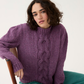 Knitting Pattern 10783 - PUFF SLEEVE SWEATER KNITTING PATTERN IN SIRDAR LOVEFUL 100% RECYCLED TWEED BLEND