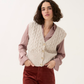 Knitting Pattern 10784 - MOSS STITCH VEST KNITTING PATTERN IN SIRDAR LOVEFUL 100% RECYCLED TWEED BLEND