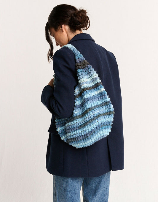 Crochet Pattern 10799 - SLOUCHY SHOULDER BAG CROCHET PATTERN IN HAYFIELD SPIRIT DK