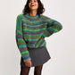 Knitting Pattern 10800 - SEMI-PRECIOUS SWEATER KNITTING PATTERN IN JEWELSPUN WITH WOOL CHUNKY