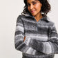 Knitting Pattern 10802 - QUARTZ ZIP COLLAR JUMPER KNITTING PATTERN IN JEWELSPUN WITH WOOL CHUNKY