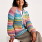 Knitting Pattern 10806 - METAMORPHIC CARDIGAN KNITTING PATTERN IN JEWELSPUN WITH WOOL CHUNKY