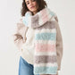 Knitting Pattern 10814 - SWEET STRIPED SCARF IN SIRDAR ALPINE FUR EFFECT