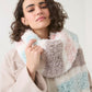 Knitting Pattern 10814 - SWEET STRIPED SCARF IN SIRDAR ALPINE FUR EFFECT