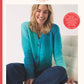 Knitting Pattern 10840 - V Neck Cardigan in Jewelspun Ombre Aran