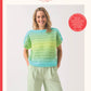 Knitting Pattern 10843 - To A Tee Knitted Top in Jewelspun Ombre Aran