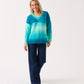 Knitting Pattern 10845 - Truly Madly Deep V Sweater in Jewelspun Ombre Aran