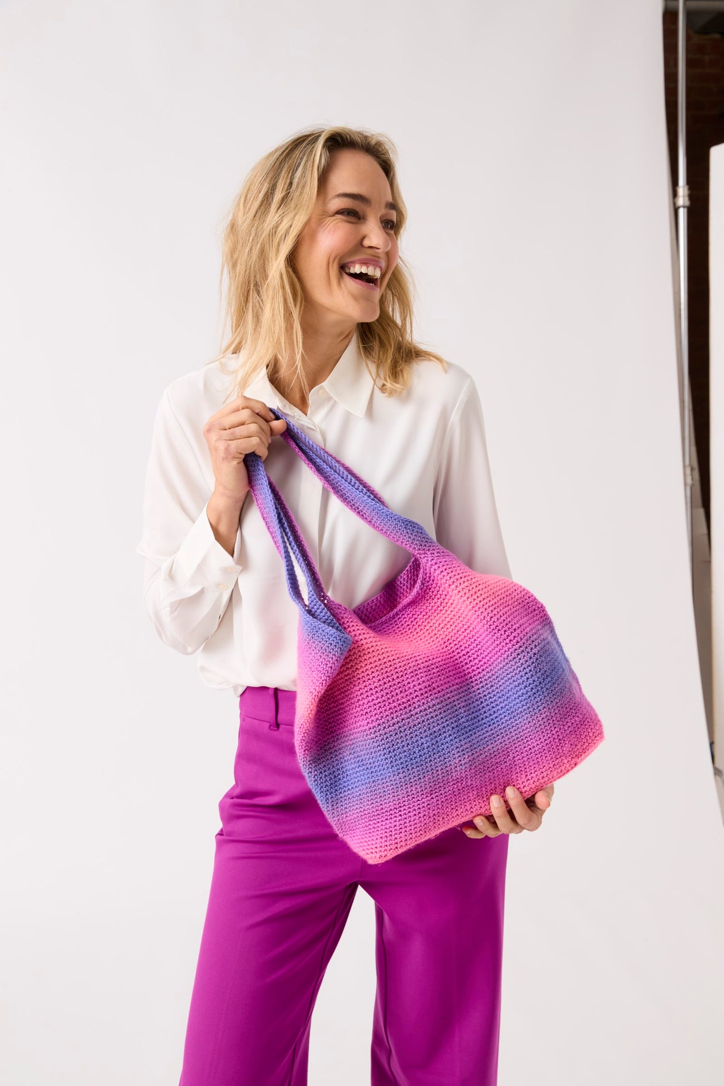 Crochet Pattern 10848 - Totally Crochet Tote in Jewelspun Ombre Aran