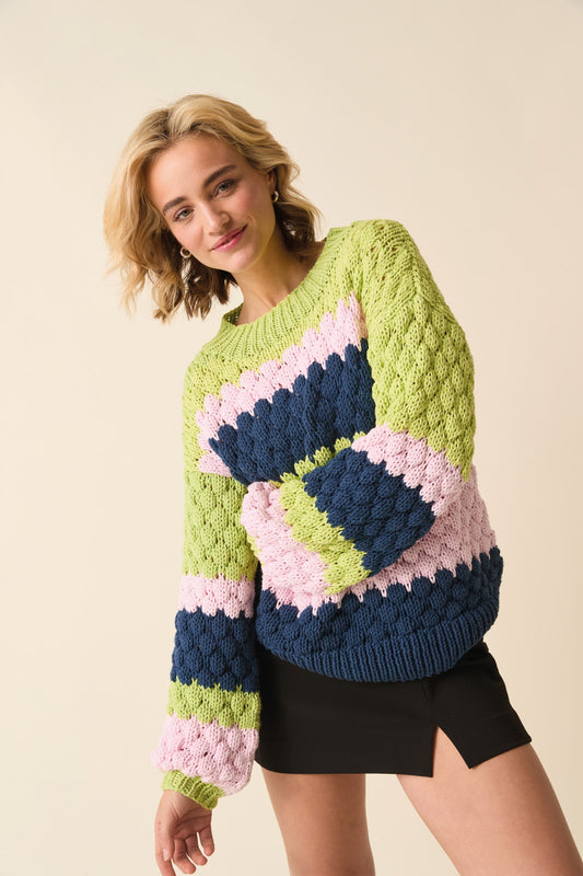 Knitting Pattern 10872 - Sweater in Sirdar Stories Chunky