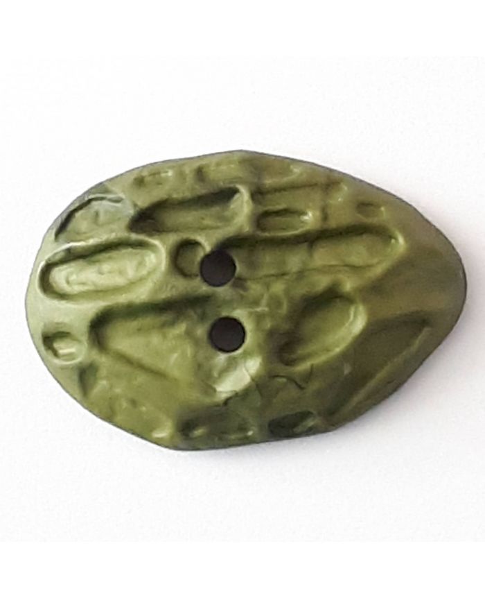 2 Hole Button - 30mm - Green