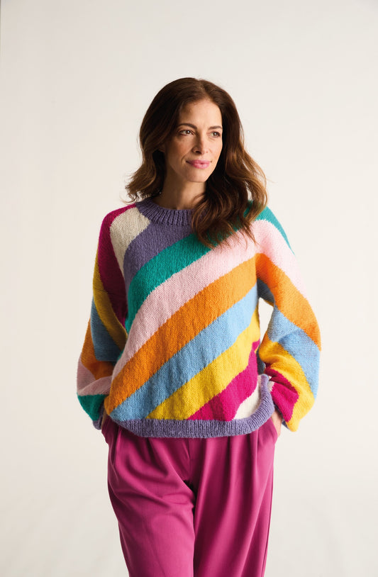 Knitting Pattern 10884 - Sweater in Sirdar Soft Down DK