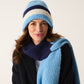 Knitting Pattern 10886 - Hat & Scarf in Sirdar Soft Down DK
