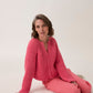 Knitting Pattern 10913 - Root System Rib Cardigan in Loveful Bio Blend DK