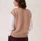 Knitting Pattern 10916 - Barley Cable Tank Top in Loveful Bio Blend DK