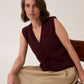 Knitting Pattern 10917 - Beehive Rib Vest in Loveful Bio Blend DK