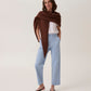 Knitting Pattern 10919 - Clam Shell Ribbed Shawl in Loveful Bio Blend DK