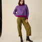 Knitting Pattern 10944 - Ripple Round Neck Sweater in Bonus Marl Chunky