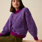 Knitting Pattern 10944 - Ripple Round Neck Sweater in Bonus Marl Chunky