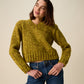 Knitting Pattern 10946 - Twist V Neck Sweater in Bonus Marl Chunky