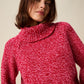Knitting Pattern 10947 - Meld Roll Neck Sweater in Bonus Marl Chunky