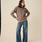Knitting Pattern 10948 - Mingle High Neck Sweater in Bonus Marl Chunky