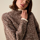 Knitting Pattern 10948 - Mingle High Neck Sweater in Bonus Marl Chunky