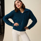 Knitting Pattern 10949 - Embrace Collar Cardigan in Bonus Marl Chunky