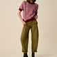 Knitting Pattern 10953 - Spin Short Sleeve Sweater in Bonus Marl Chunky