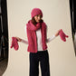 Knitting Pattern 10955 - Together Hat, Scarf, & Mitts in Bonus Marl Chunky