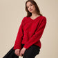 Knitting Pattern 10956 - Firefly V-Neck Sweater in Embers DK
