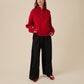 Knitting Pattern 10962 - Flashpoint Zip Sweater in Embers DK