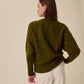Knitting Pattern 10963 - Glimmer Sideways Sweater in Embers DK