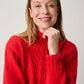 Knitting Pattern 10966 - Rise High Neck Sweater in Bio Blend Chunky