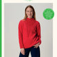 Knitting Pattern 10966 - Rise High Neck Sweater in Bio Blend Chunky