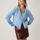 Knitting Pattern 10967 - Stem V-Neck Cardigan in Bio Blend Chunky