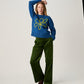 Knitting Pattern 10968 - Honeycomb Hem Sweater in Bio Blend Chunky