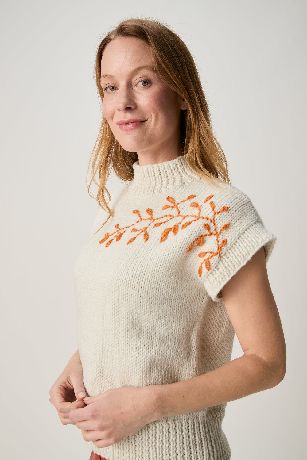 Knitting Pattern 10969 - Branch Out Tank in Bio Blend Chunky