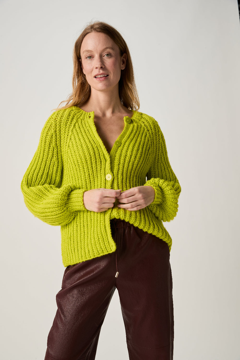 Knitting Pattern 10971 - Cultivate Rib Cardigan in Bio Blend Chunky
