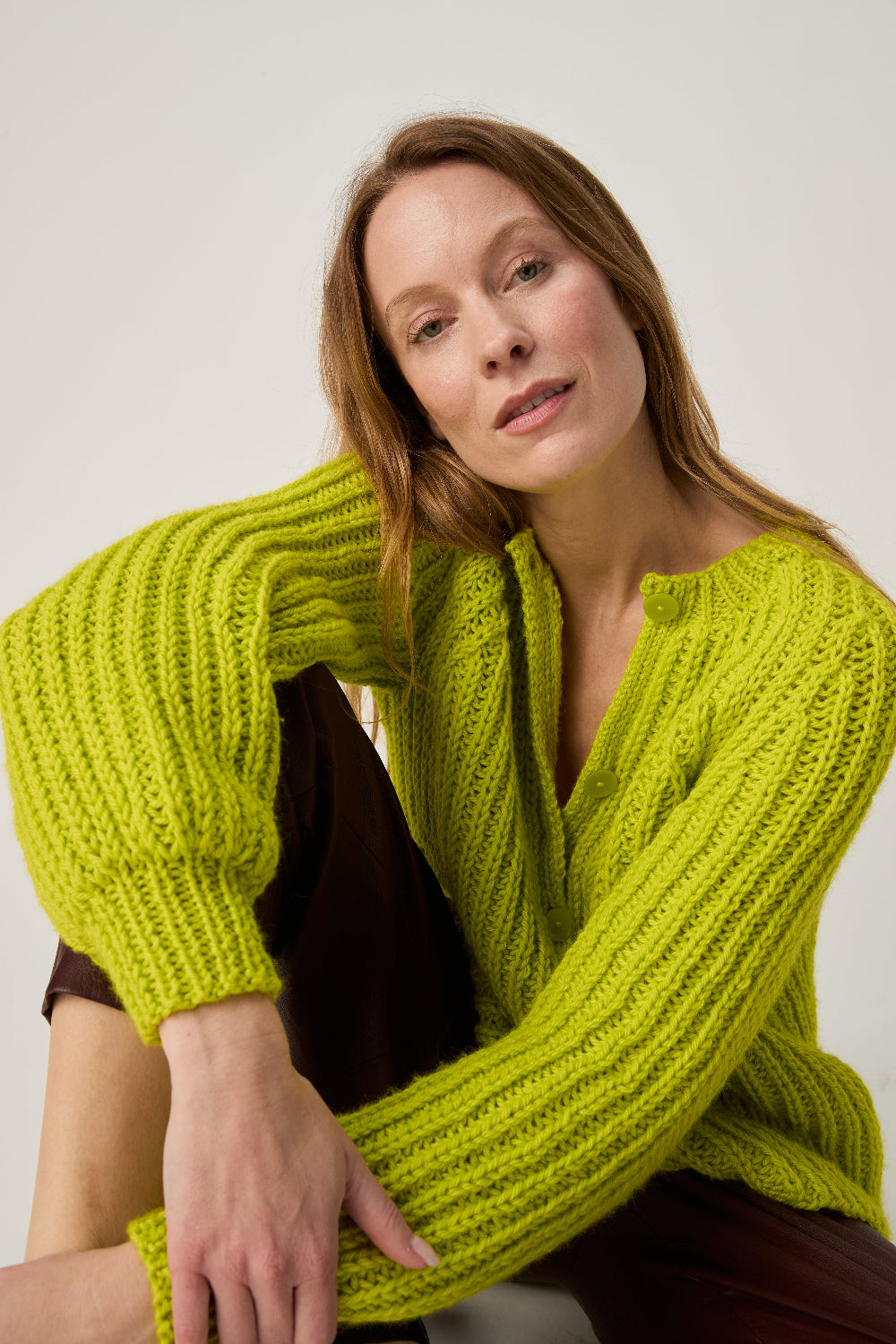 Knitting Pattern 10971 - Cultivate Rib Cardigan in Bio Blend Chunky
