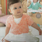 Knitting Pattern 1361 - Ballet Wrap Cardigan in Snuggly Baby Speckle DK